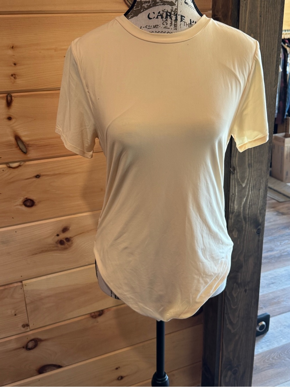 Cotton-On Yellow/Cream Short Sleeve Crewneck Bodysuit